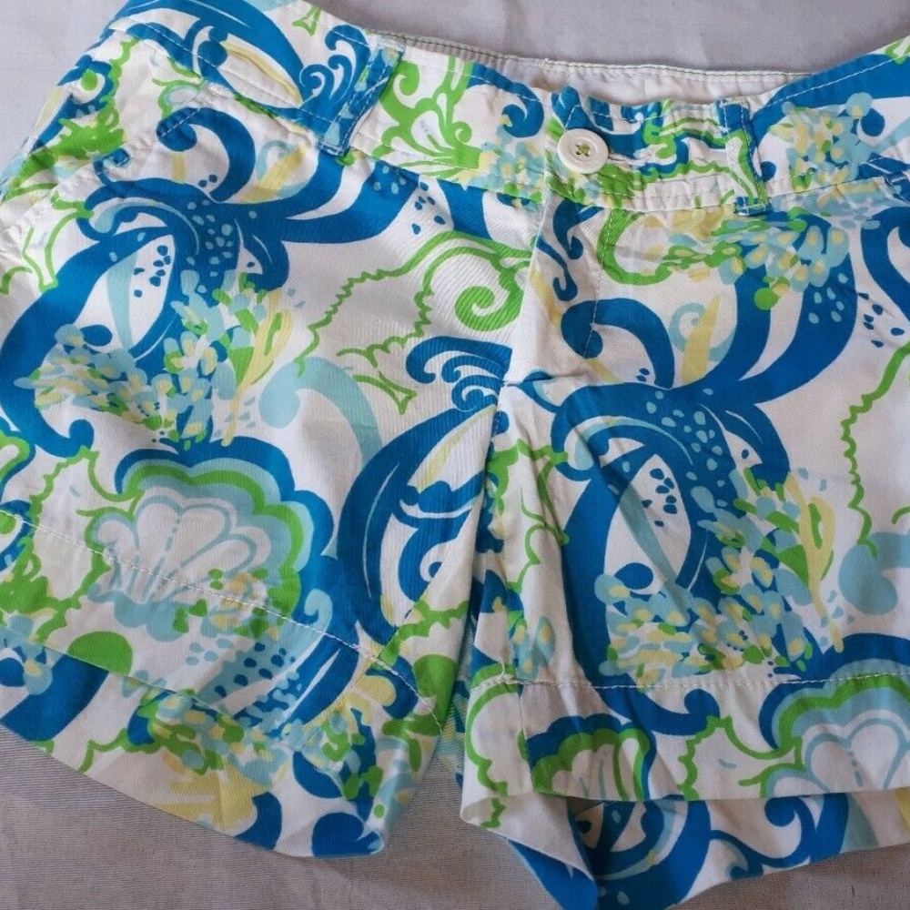 Lilly Pulitzer Blue Green Cruise Callahan Short